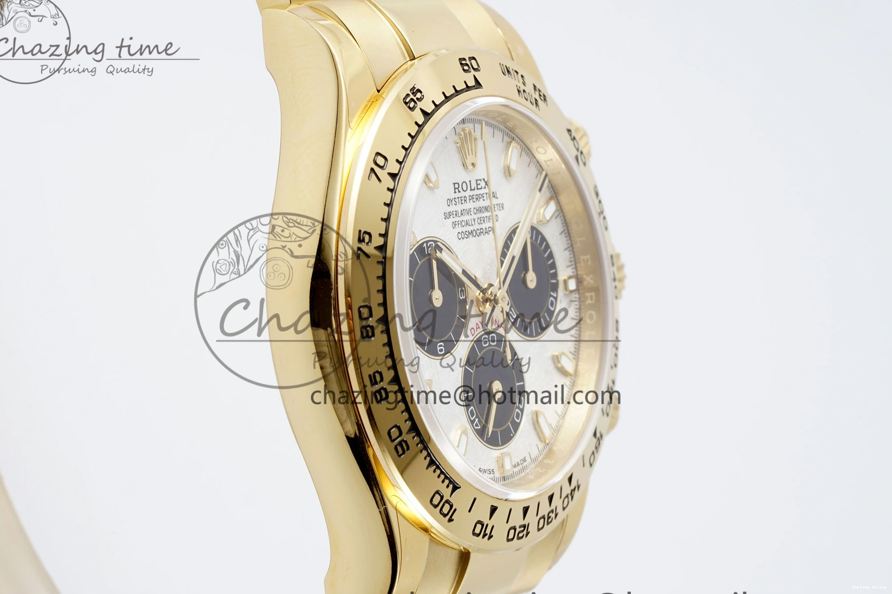 0130 Daytona 116508 QF 1:1 Best Edition Meteorite Dial on YG Bracelet SA4130 V FlexibleFit 1759